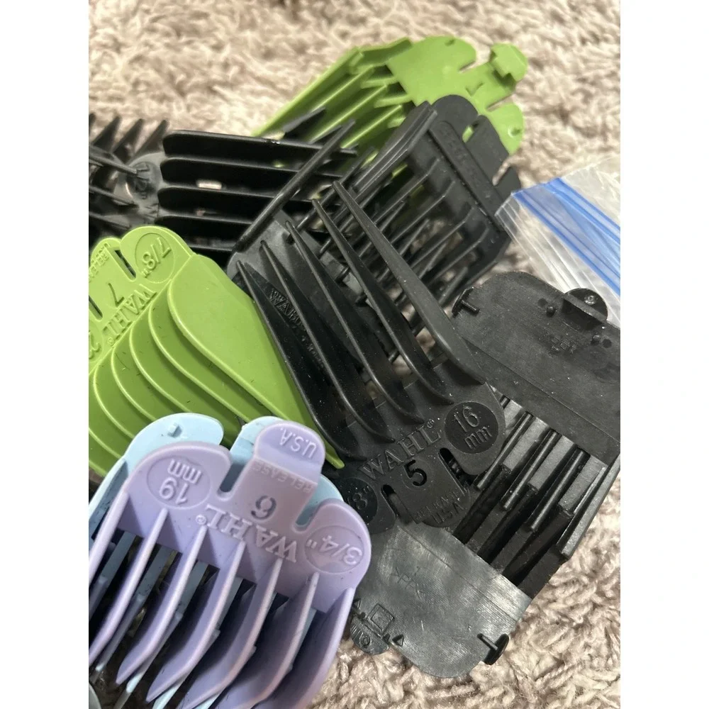 Hair Clipper Guard Replacement Set Multicolor Attachment Combs mostly wahl